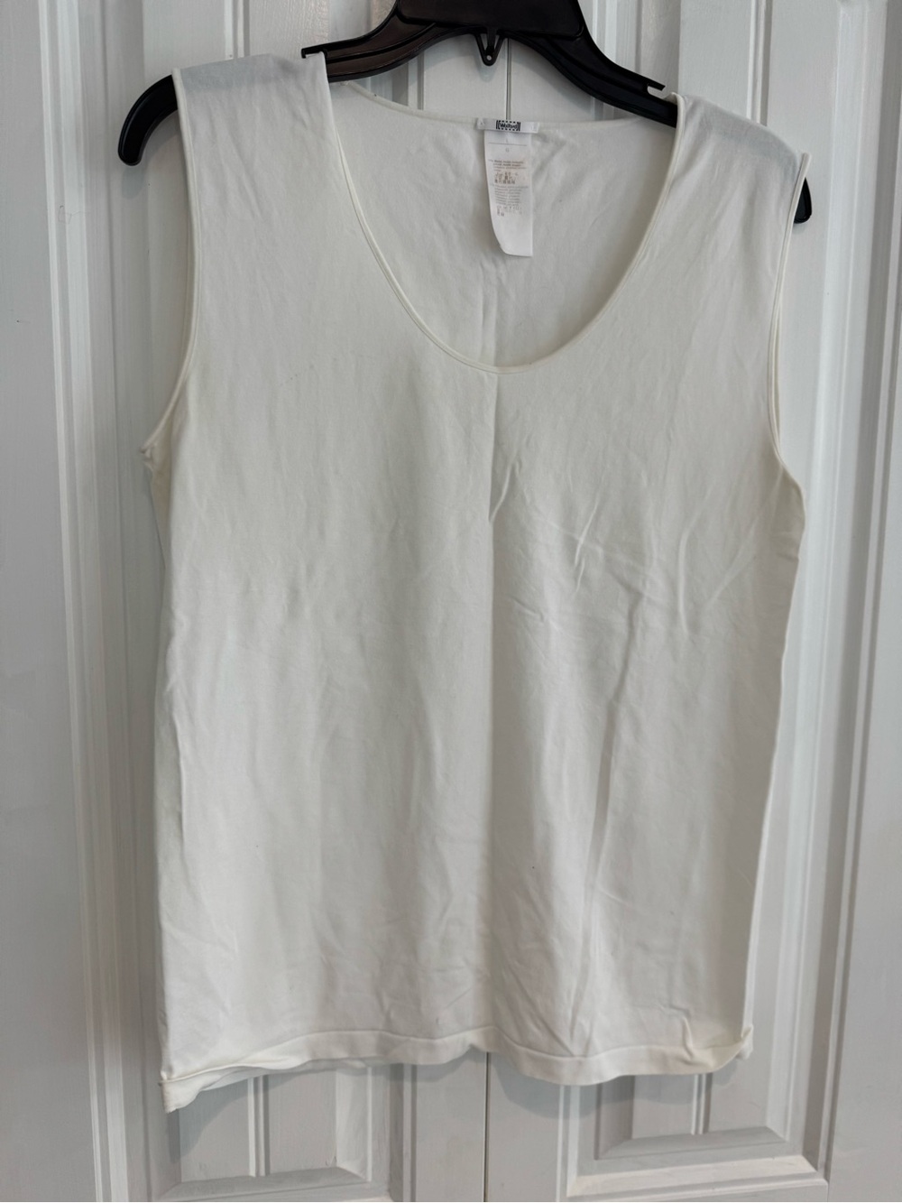 Wolford Women's Sleeveless Scoop Neck Tank Top - White